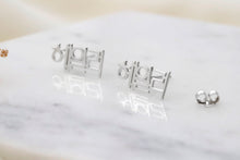 Load image into Gallery viewer, Custom Hangul Name Stud Earrings | Personalized Tiny Korean Jewelry