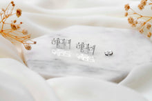 Load image into Gallery viewer, Custom Hangul Name Stud Earrings | Personalized Tiny Korean Jewelry