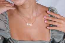 Load image into Gallery viewer, KoreanCrafts Personalized Hangul Name Necklace - Stunning Paperclip &amp; Figaro Chain Jewelry