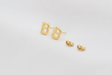 Load image into Gallery viewer, Bubble Pop Jewelry 3D Initial Stud Earrings - Dainty Balloon Letter Design for a Fun, Personalized Touch