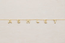 Load image into Gallery viewer, Personalized Bubble Letter Name Necklace in 925 Sterling Silver