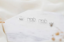 Load image into Gallery viewer, Personalized Hebrew Name Stud Earrings