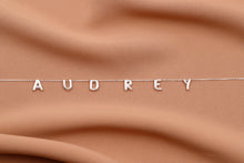 Load image into Gallery viewer, Personalized Bubble Letter Name Necklace in 925 Sterling Silver