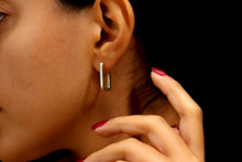Load image into Gallery viewer, Shine Sterling Silver Huggie Hoop Set with Cubic Zirconia