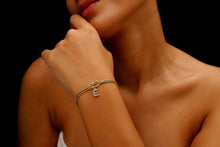 Load image into Gallery viewer, Knot Bracelet – Dazzling CZ Diamond Elegance