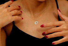 Load image into Gallery viewer, Elegant Initial Necklace - 925 Sterling Silver Old English Gothic Style