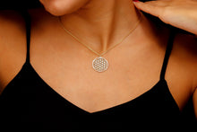Load image into Gallery viewer, Life Harmony Flower of Life Pendant Necklace - Radiate Positive Energy and Connection