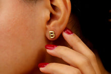 Load image into Gallery viewer, Bubble Pop Jewelry 3D Initial Stud Earrings - Dainty Balloon Letter Design for a Fun, Personalized Touch