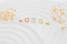 Load image into Gallery viewer, Star of David Earrings in 925 Sterling Silver and Gold