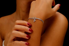 Load image into Gallery viewer, Knot Bracelet – Dazzling CZ Diamond Elegance