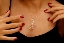 Load image into Gallery viewer, Stethoscope Necklace - Elegant Design