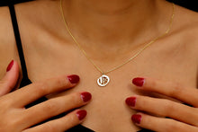 Load image into Gallery viewer, Elegant Initial Necklace - 925 Sterling Silver Old English Gothic Style