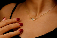Load image into Gallery viewer, Silver Nameplate Necklace - Personalized Elegance for Every Style