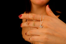 Load image into Gallery viewer, Initial Charm Necklace | Customizable Letter Jewelry for Women | Unique Personalized Gift