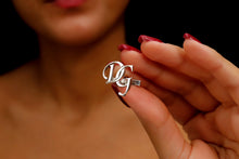 Load image into Gallery viewer, Personalized Unique Letters Cufflinks in 925 Sterling Silver