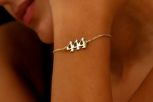 Load image into Gallery viewer, Angel Number Bracelet | Custom Sterling Silver Jewelry