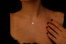 Load image into Gallery viewer, Initial Charm Necklace | Customizable Letter Jewelry for Women | Unique Personalized Gift