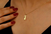 Load image into Gallery viewer, 925 Sterling Silver Bunny Necklace