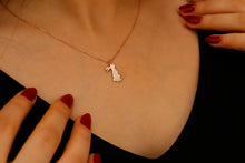 Load image into Gallery viewer, 925 Sterling Silver Bunny Necklace