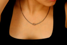 Load image into Gallery viewer, Love Knot Necklace - Elegant Snake Chain Design for Timeless Style