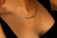 Load image into Gallery viewer, Love Knot Necklace - Elegant Snake Chain Design for Timeless Style
