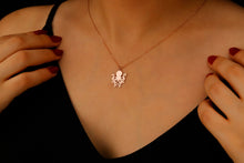 Load image into Gallery viewer, Sterling Silver Octopus Necklace - Unique Marine Jewelry