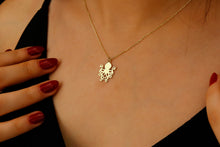 Load image into Gallery viewer, Sterling Silver Octopus Necklace - Unique Marine Jewelry