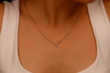 Load image into Gallery viewer, Personalized CZ Diamond Dainty Initial Necklace