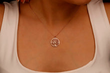 Load image into Gallery viewer, Celtic Tree of Life Gold Pendant Necklace | 925 Sterling Silver Family Tree Jewelry | Perfect Gift for Mom