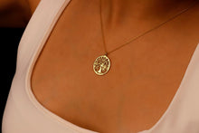 Load image into Gallery viewer, Celtic Tree of Life Gold Pendant Necklace | 925 Sterling Silver Family Tree Jewelry | Perfect Gift for Mom