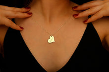 Load image into Gallery viewer, Personalized  Heartfelt Handwriting Engraved Pendant Necklace in 925 Sterling Silver