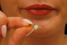 Load image into Gallery viewer, Elysian Jewels 14K White Opal Rings - Dazzling Elegance for Every Occasion