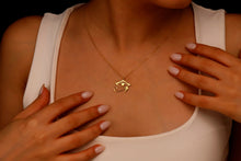 Load image into Gallery viewer, Horus Jewelry Gold Eye of Ra Pendant Necklace