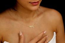 Load image into Gallery viewer, PawPrints Dog Silhouette Necklace - Elegant Design Capturing Your Love for Dogs