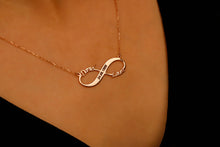 Load image into Gallery viewer, Custom Jewelry Infinity Name Necklace | Personalized Sterling Silver Anniversary Gift