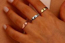 Load image into Gallery viewer, Sunny Aura Sterling Silver Sun Ring - Dainty Sunrise Design, Perfect Birthday Gift for Women