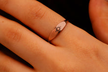 Load image into Gallery viewer, Sunny Aura Sterling Silver Sun Ring - Dainty Sunrise Design, Perfect Birthday Gift for Women