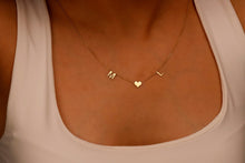 Load image into Gallery viewer, Initial Heart Necklace | Delicate Personalized Jewelry for Women
