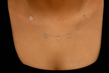 Load image into Gallery viewer, Personalized Dangle Letters Necklace