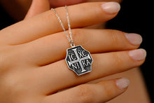 Load image into Gallery viewer, Sterling Silver Orthodox IC XC NIKA Cross Necklace - Elegant Eastern Christian Jewelry