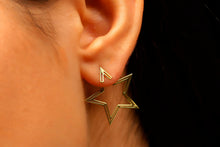 Load image into Gallery viewer, Starry Elegance Ear Jacket Earrings - Dazzling Sterling Silver Design