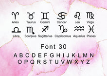 Load image into Gallery viewer, Zodiac Sign and Initial Necklace by SilverGoldandRose