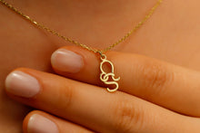 Load image into Gallery viewer, Zodiac Sign and Initial Necklace by SilverGoldandRose