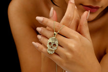 Load image into Gallery viewer, Eternal Edge Skull Necklace - Bold Design for Fearless Souls