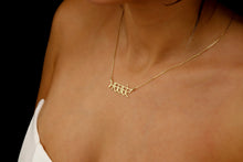 Load image into Gallery viewer, Punjabi Name Necklace - Personalized 925 Sterling Silver Jewelry, Custom Hindi &amp; Sanskrit Name Art