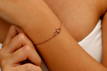 Load image into Gallery viewer, Interlocking Zodiac &amp; Initial Bracelet - Custom Astrology Jewelry