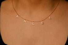 Load image into Gallery viewer, Personalized Dangle Letters Necklace