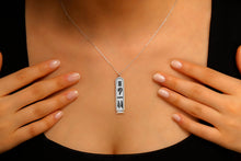Load image into Gallery viewer, Personalized Egyptian Cartouche Necklace - Custom Hieroglyph Jewelry