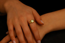 Load image into Gallery viewer, Celestial Charms Custom Zodiac Signet Ring - Sterling Silver Astrology Gift