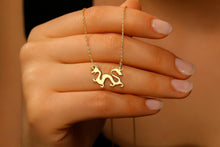 Load image into Gallery viewer, 14K Gold Dragon Necklace - Bold Chinese Astrology Charm for Good Luck &amp; Inspiration